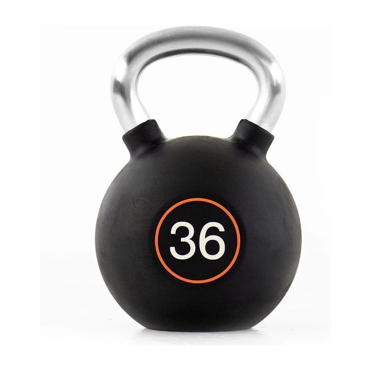 Pulse Fitness UK Club Line Rubber Kettlebell 36kg