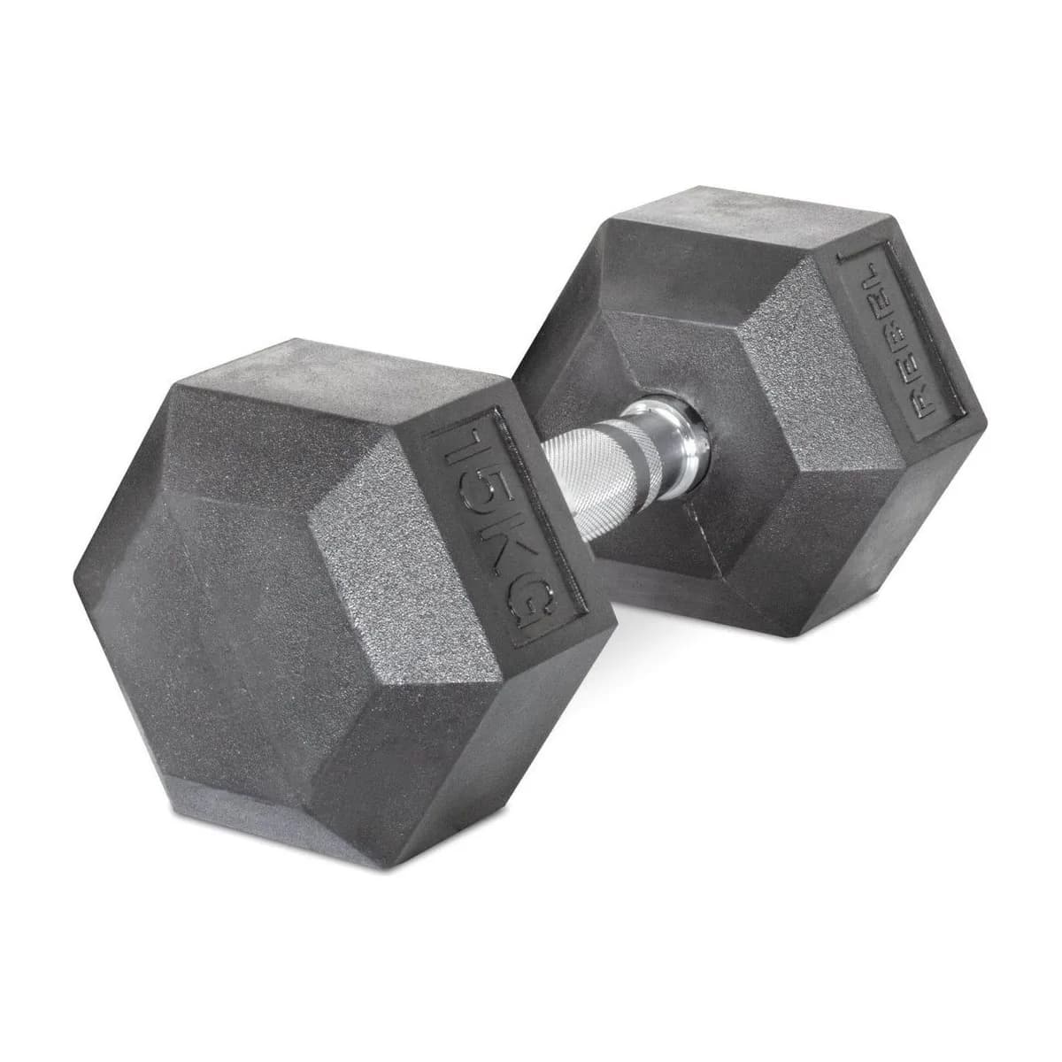 Rebel Rubber Hex Dumbbell 17.5kg