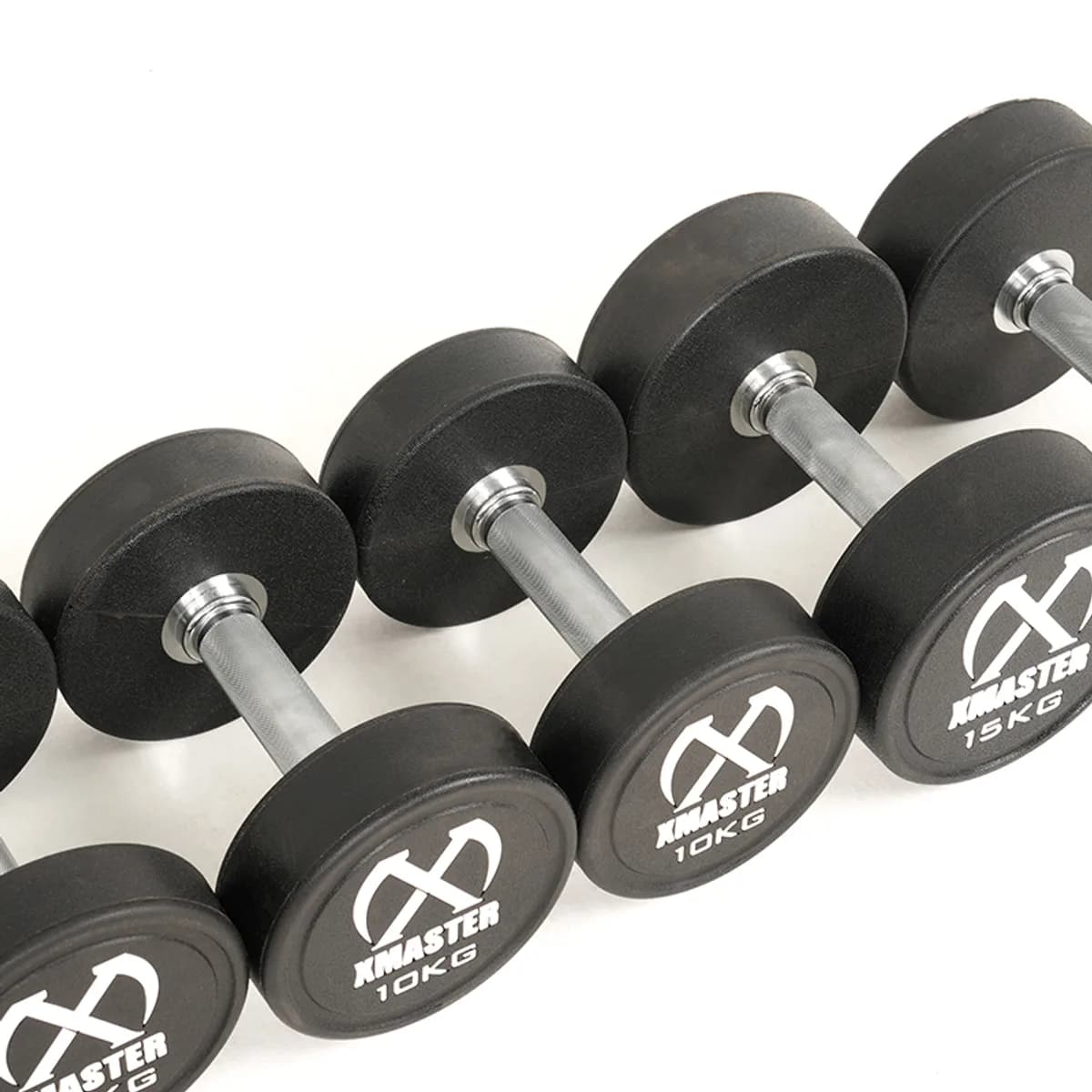 Xmaster Urethane Round Dumbbells 10kg, view 2