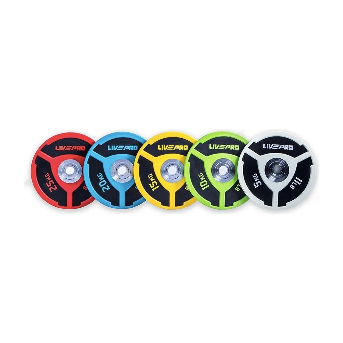 LivePro Bumper Plate 25kg, view 2