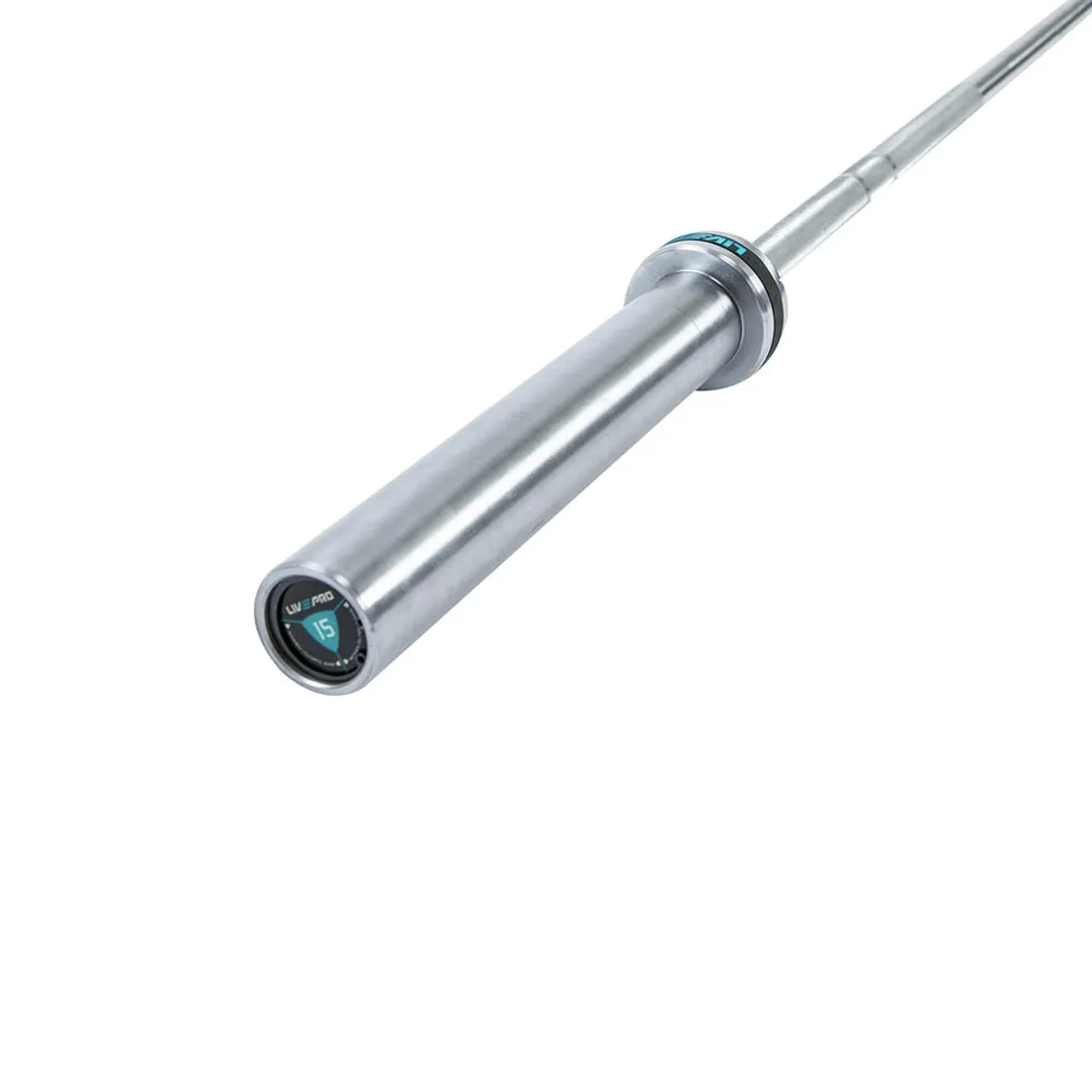 LivePro Powerlifting Barbell, 15kg, view 2