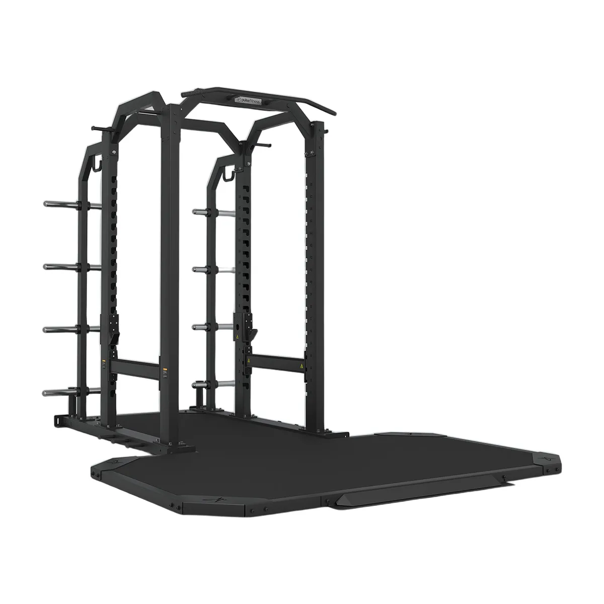 Pulse Fitness UK Premium Full Rack with Rubber Platform 2.4x1.5m