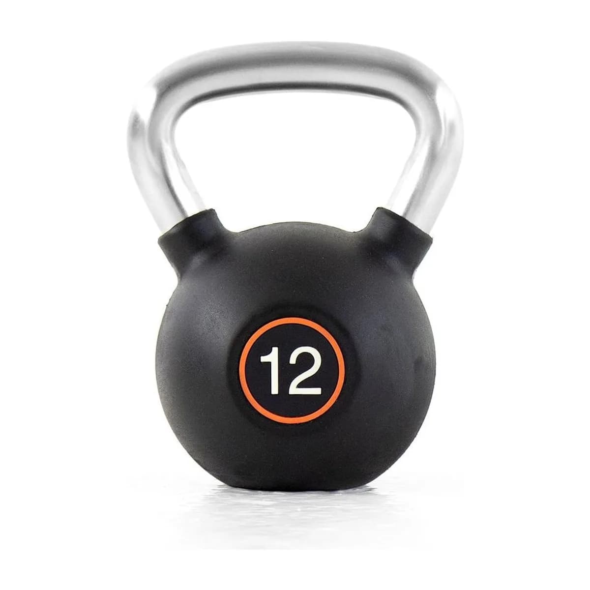 Pulse Fitness UK Club Line Rubber Kettlebell 12kg