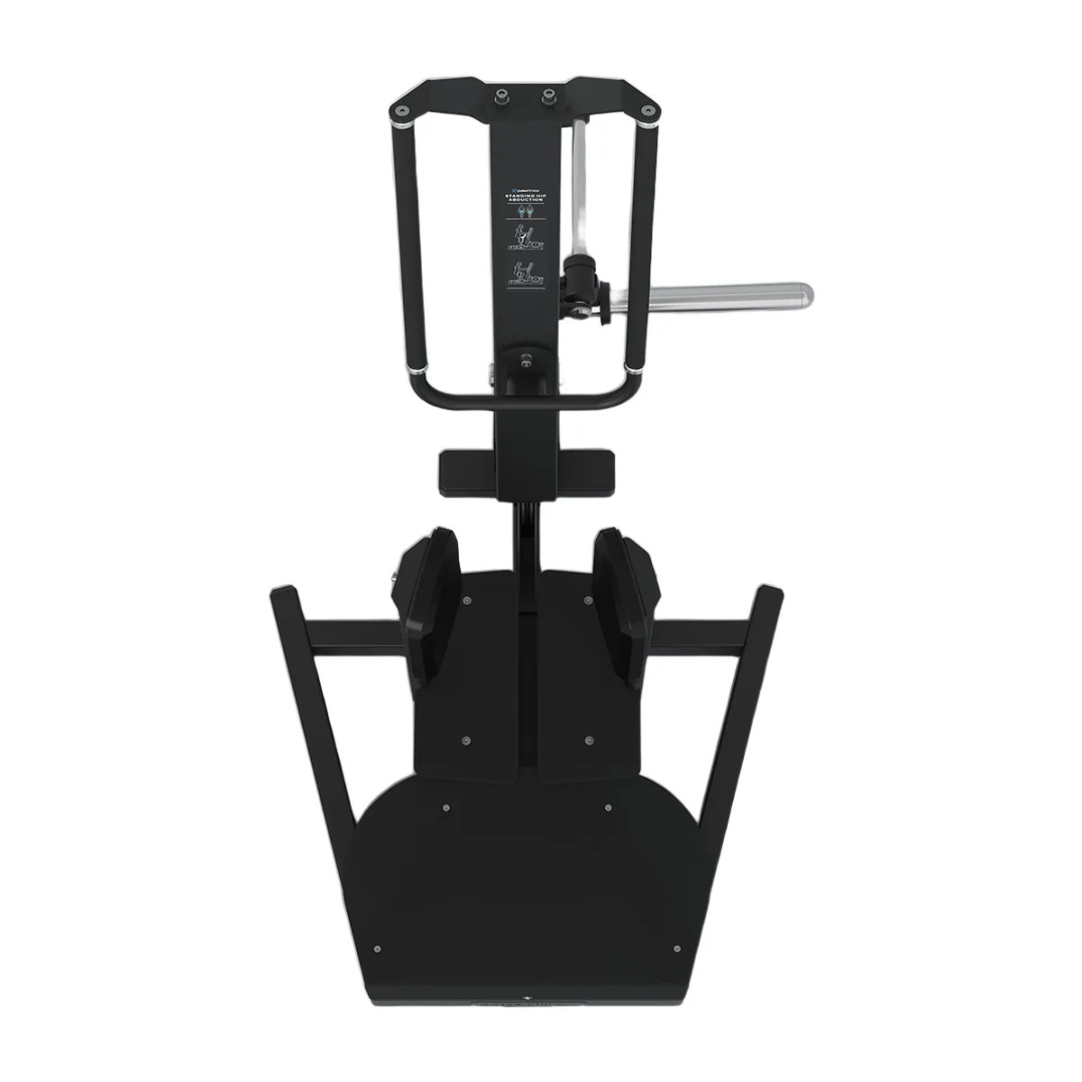 Pulse Fitness UK Club Line Plate-Loaded Standing Hip Abduction (Black Upholstery), view 4