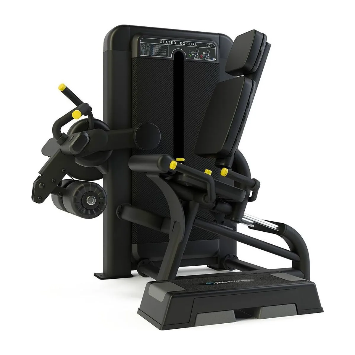 Pulse Fitness UK Club Line Seated Leg Curl Inclusive Carbon Upholstery