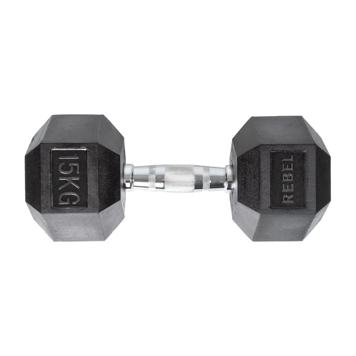 Rebel Rubber Hex Dumbbell 17.5kg, view 3