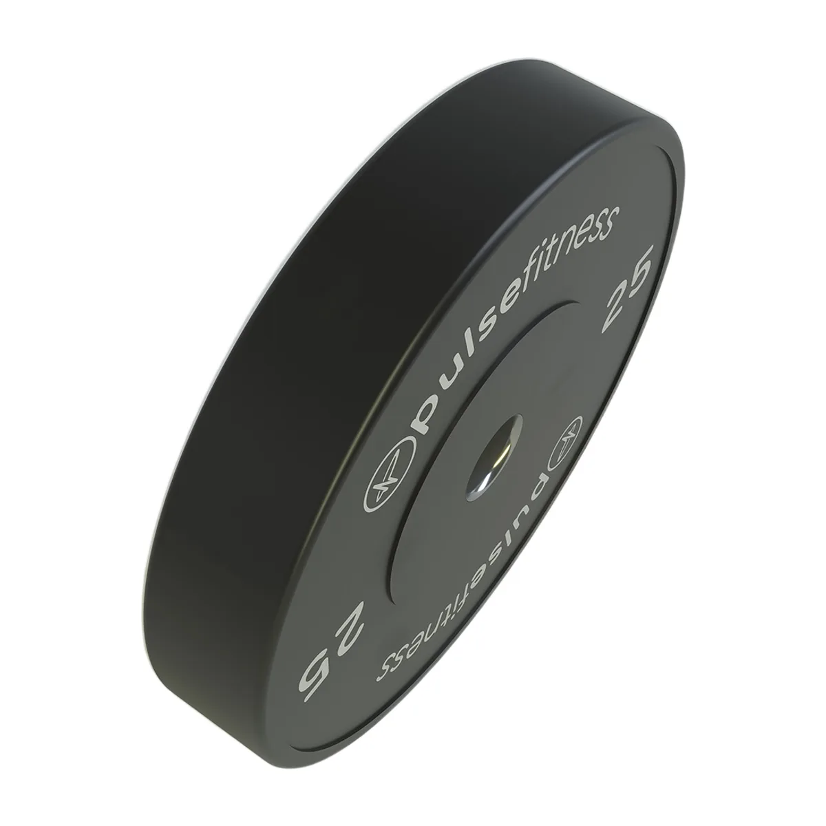 Pulse Fitness UK Classic Training Bumper Plate 25kg Black