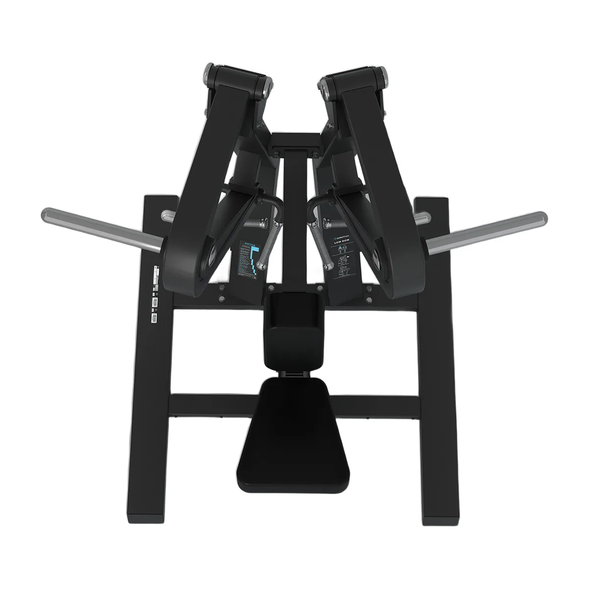 Pulse Fitness UK Club Line Plate-Loaded Low Row (Carbon Upholstery), view 2