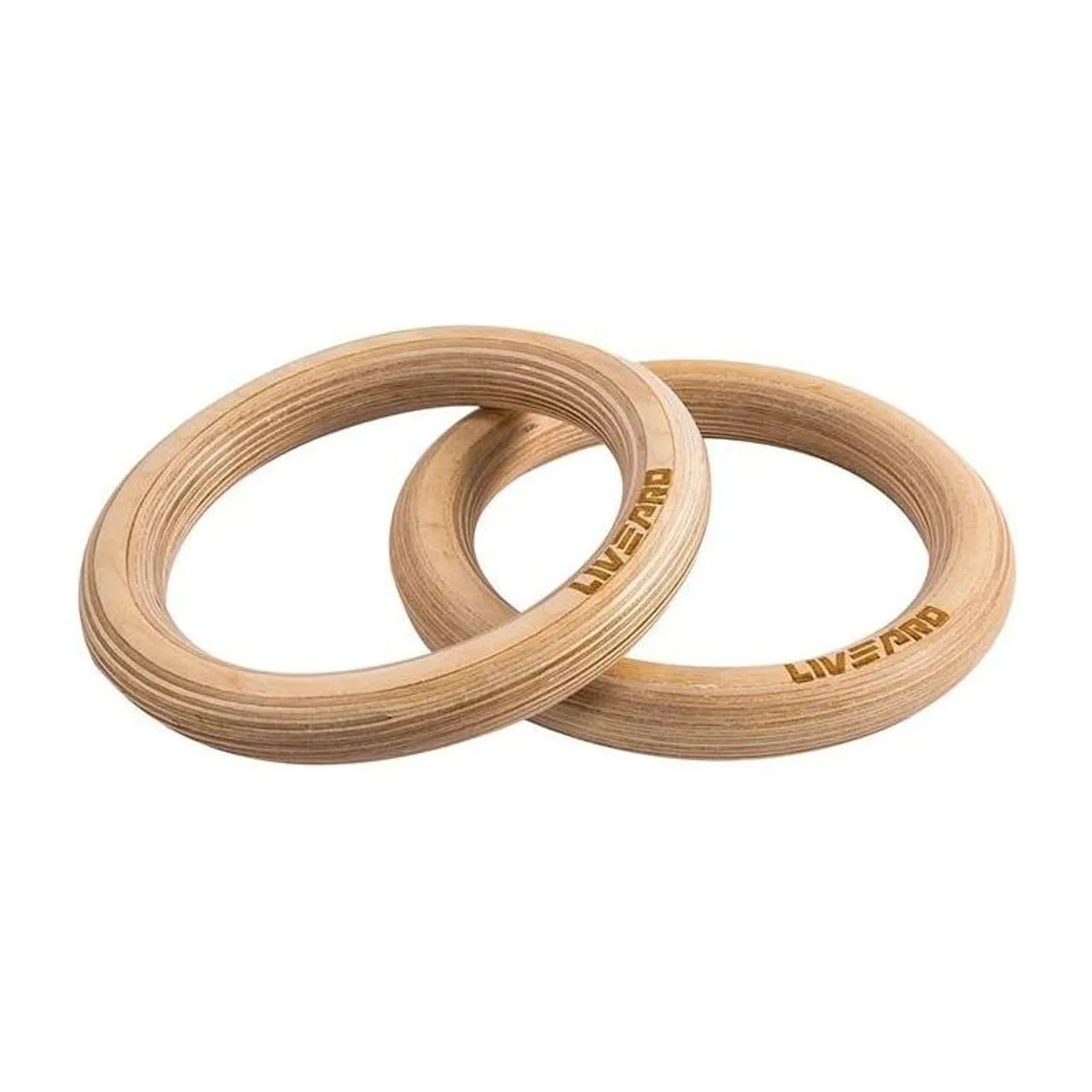 LivePro Wooden Gymnastics Ring (pair)
