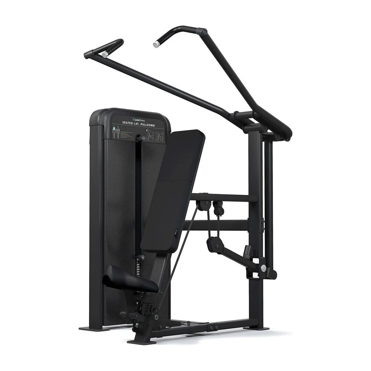 Pulse Fitness UK Classic Seated Lat Pulldown (Dependent Arm), 80kg Stack