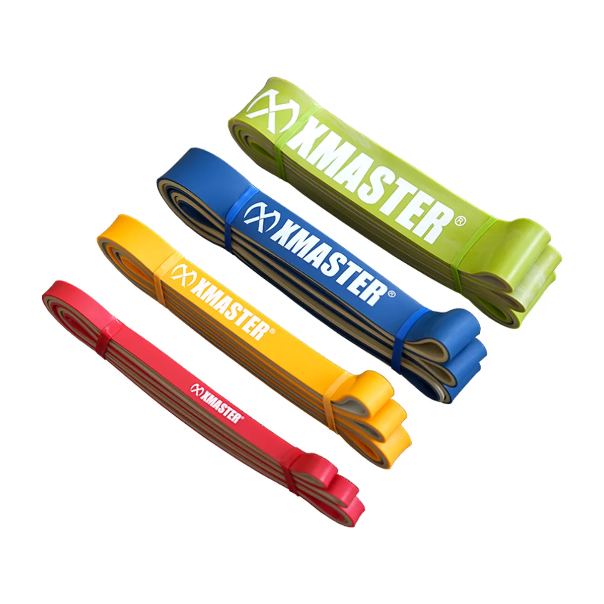 Xmaster Natural Latex Rubber Stretch Bands (Set)