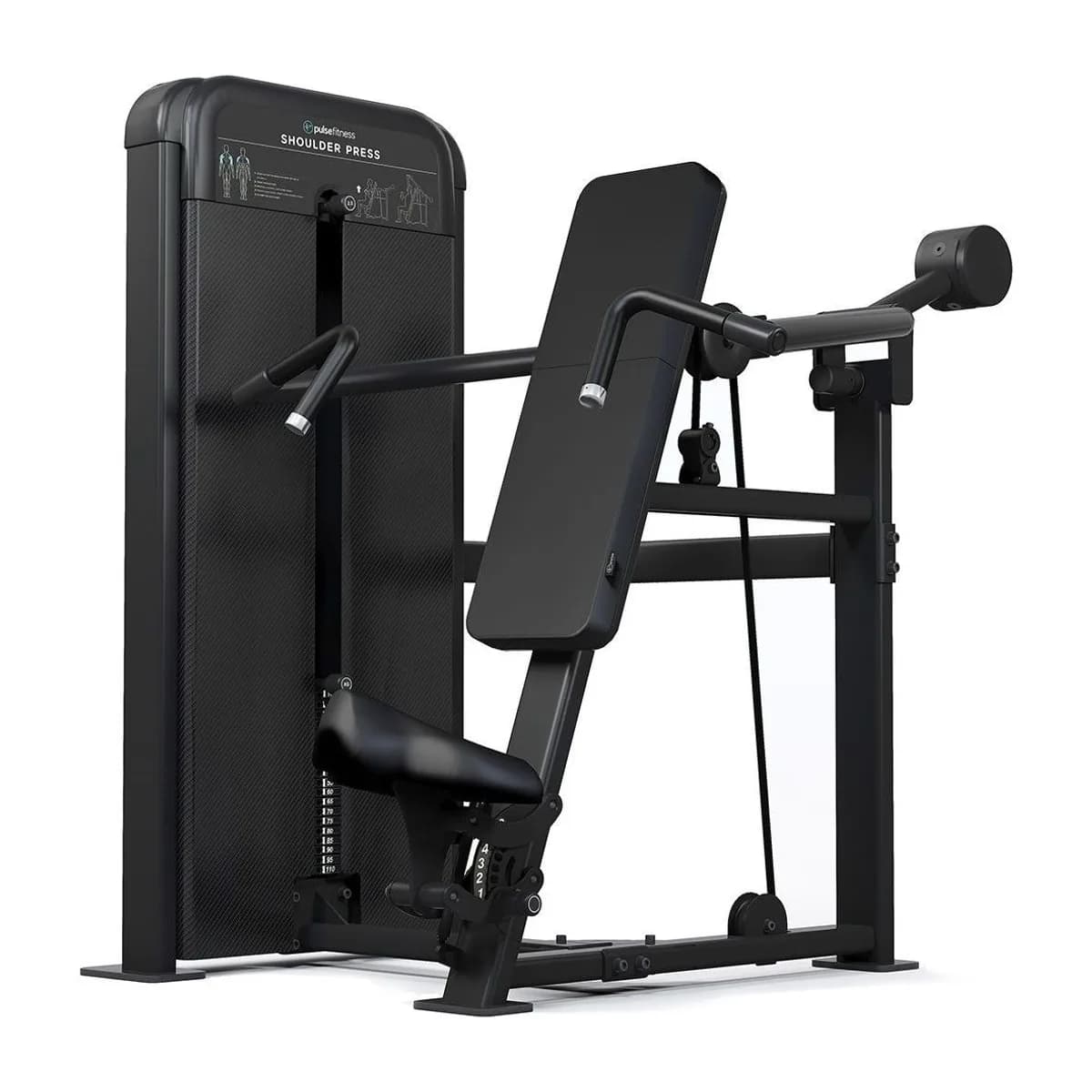 Pulse Fitness UK Classic Shoulder Press (Dependent Arm), 100kg Stack