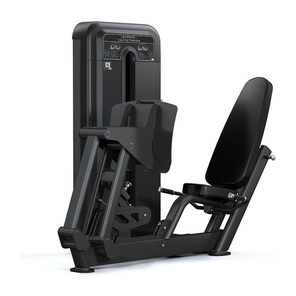 Pulse Fitness UK Dual-Use Recumbent Leg Press / Seated Calf (132kg Stack)