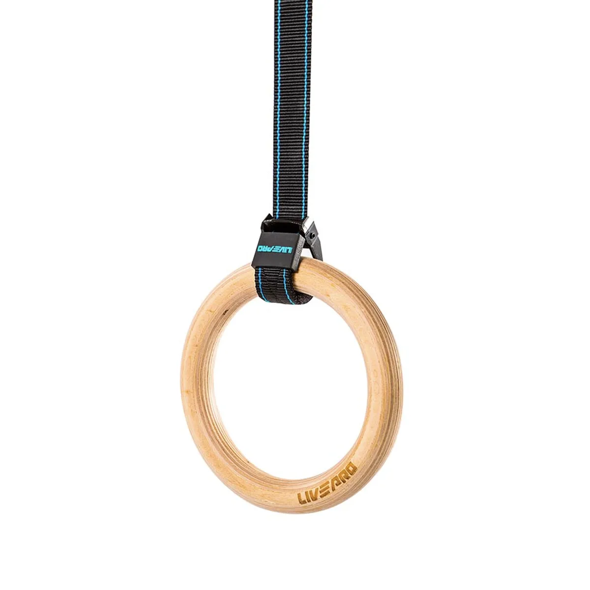 LivePro Wooden Gymnastics Ring (pair), view 3