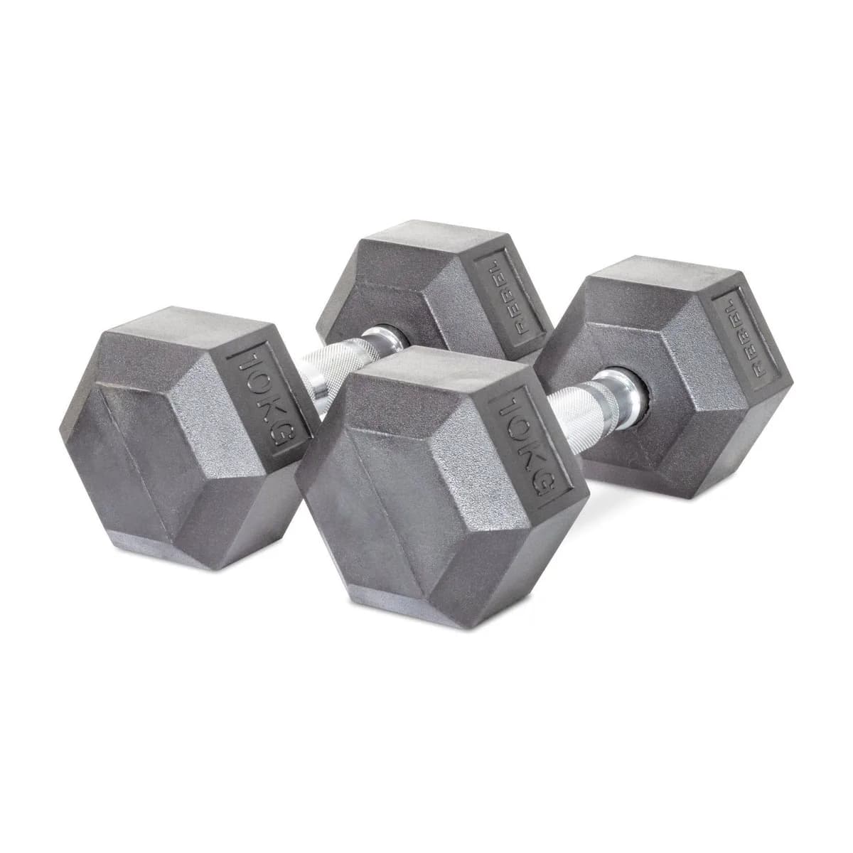 Rebel Rubber Hex Dumbbell 12.5kg