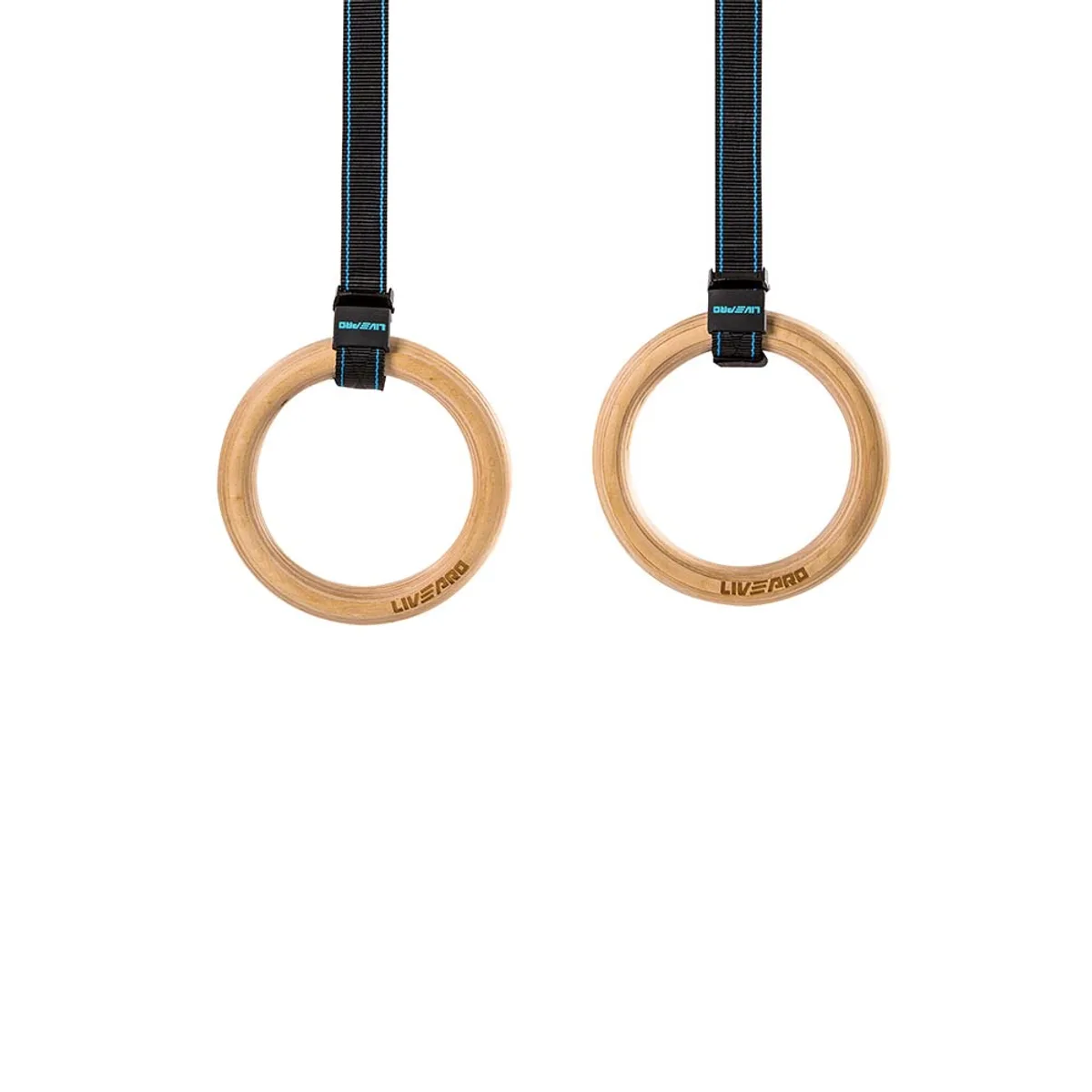 LivePro Wooden Gymnastics Ring (pair), view 2