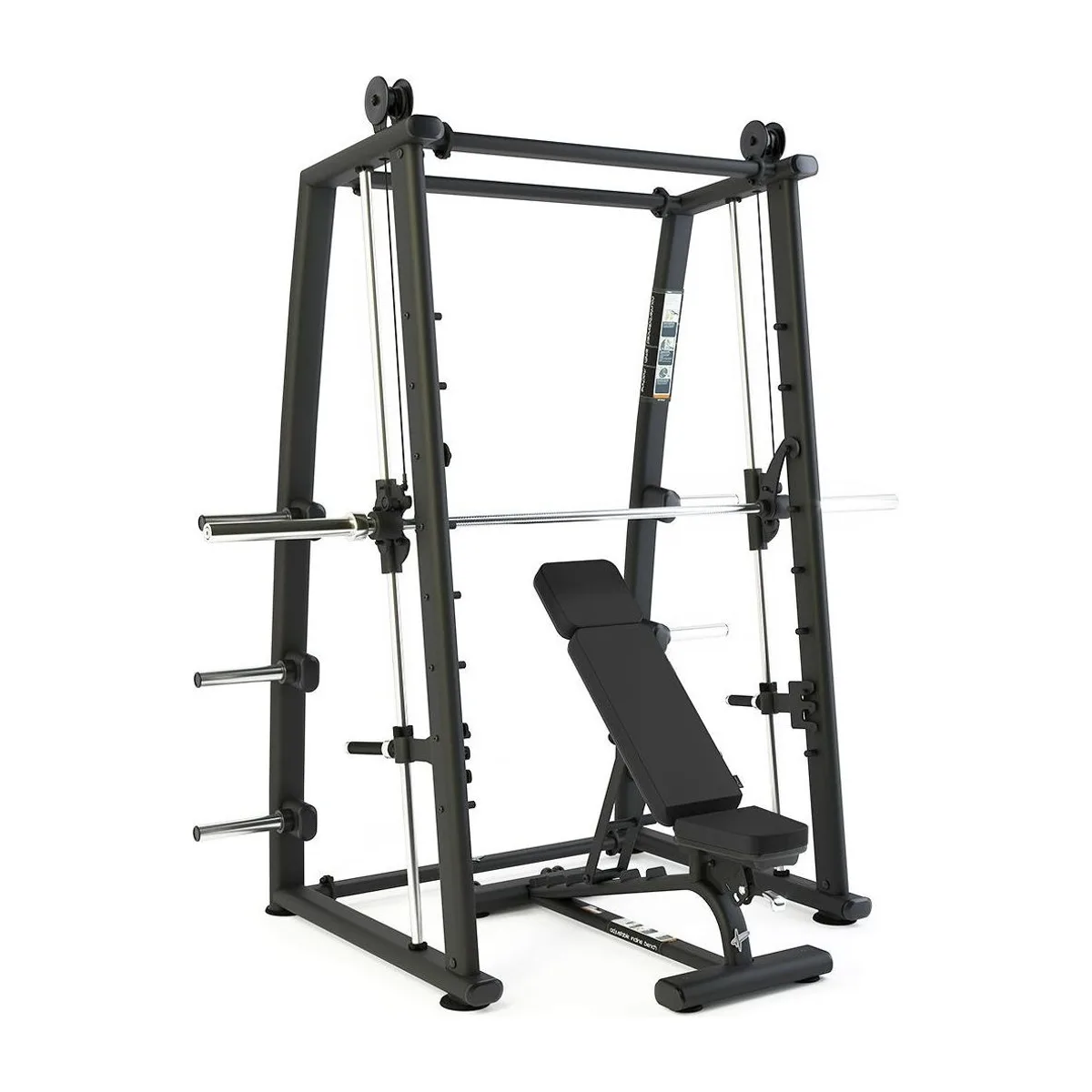 Pulse Fitness UK Premium Counterbalanced Smith Machine (Carbon Upholstery)