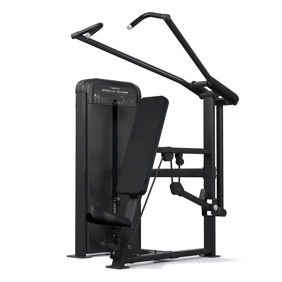 Pulse Fitness UK Club Line Bar with DType Handles Club Line Bar (Chrome Plated) with Moulded Handgrips