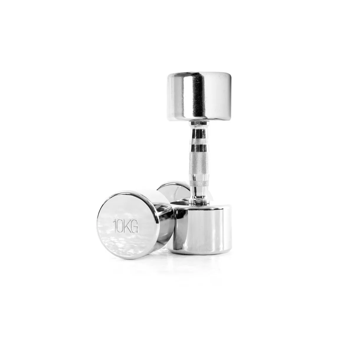 Pulse Fitness UK Club Line Chrome Dumbbells 10kg (Pair)
