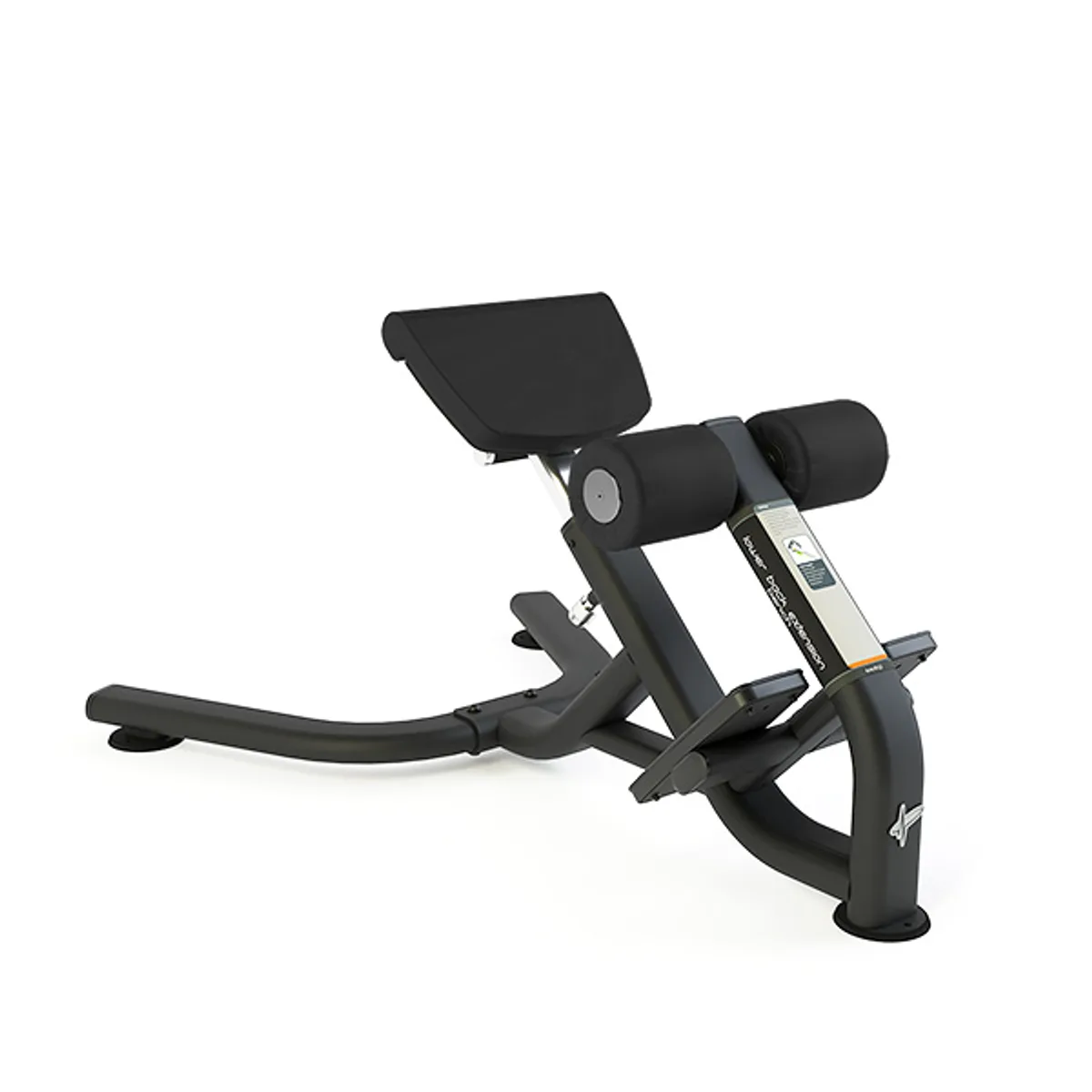 Pulse Fitness UK Club Line Lower Back Extension Bench (Carbon Upholstery)