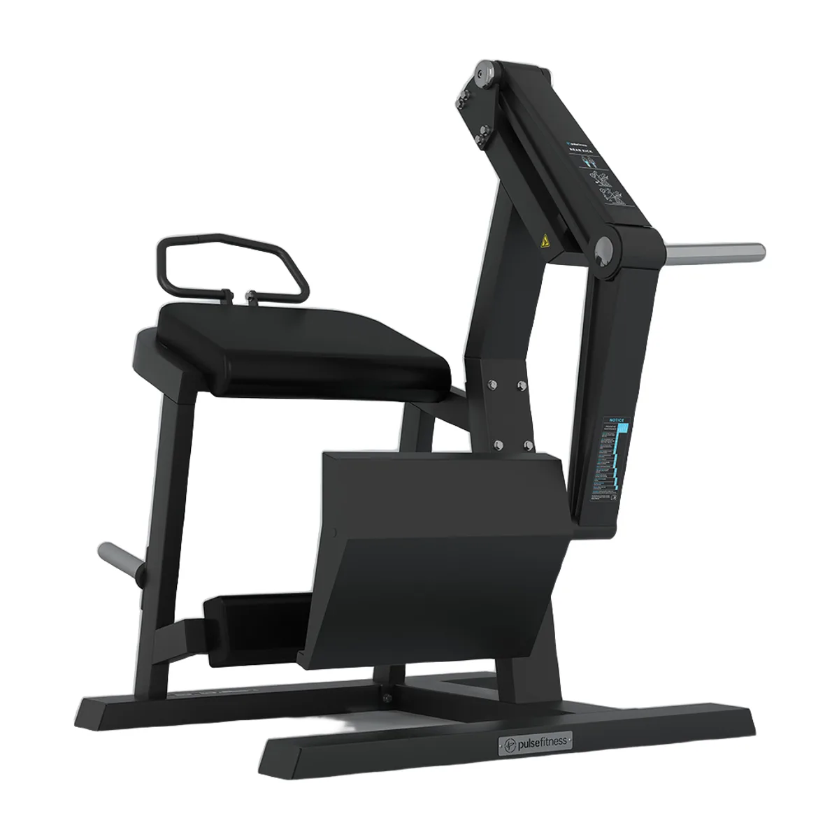 Pulse Fitness UK Club Line Plate-Loaded Rear Kick (Carbon Upholstery)