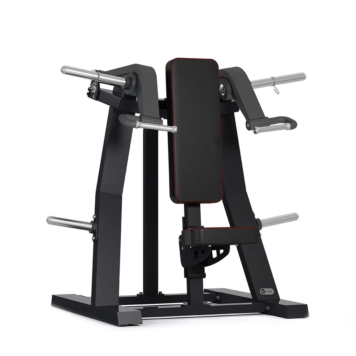 Pulse Fitness UK Club Line Plate-Loaded Shoulder Press (Carbon Upholstery)
