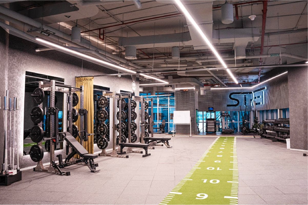 The performance room.