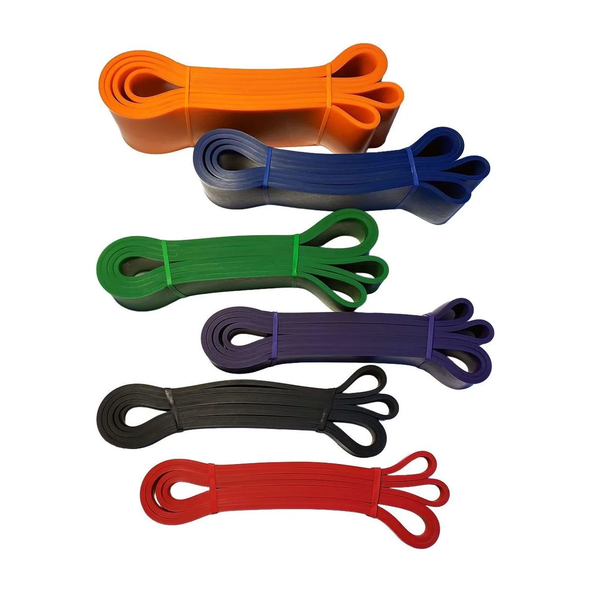 Pulse Fitness UK Classic Resistance Band Set (6 Bands)