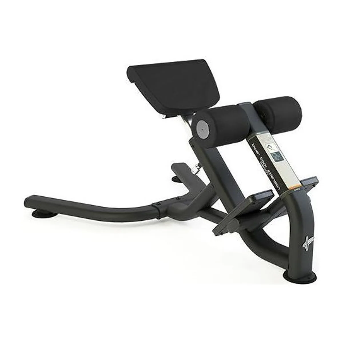Pulse Fitness UK Club Line Lower Back Extension Bench (Black Upholstery)