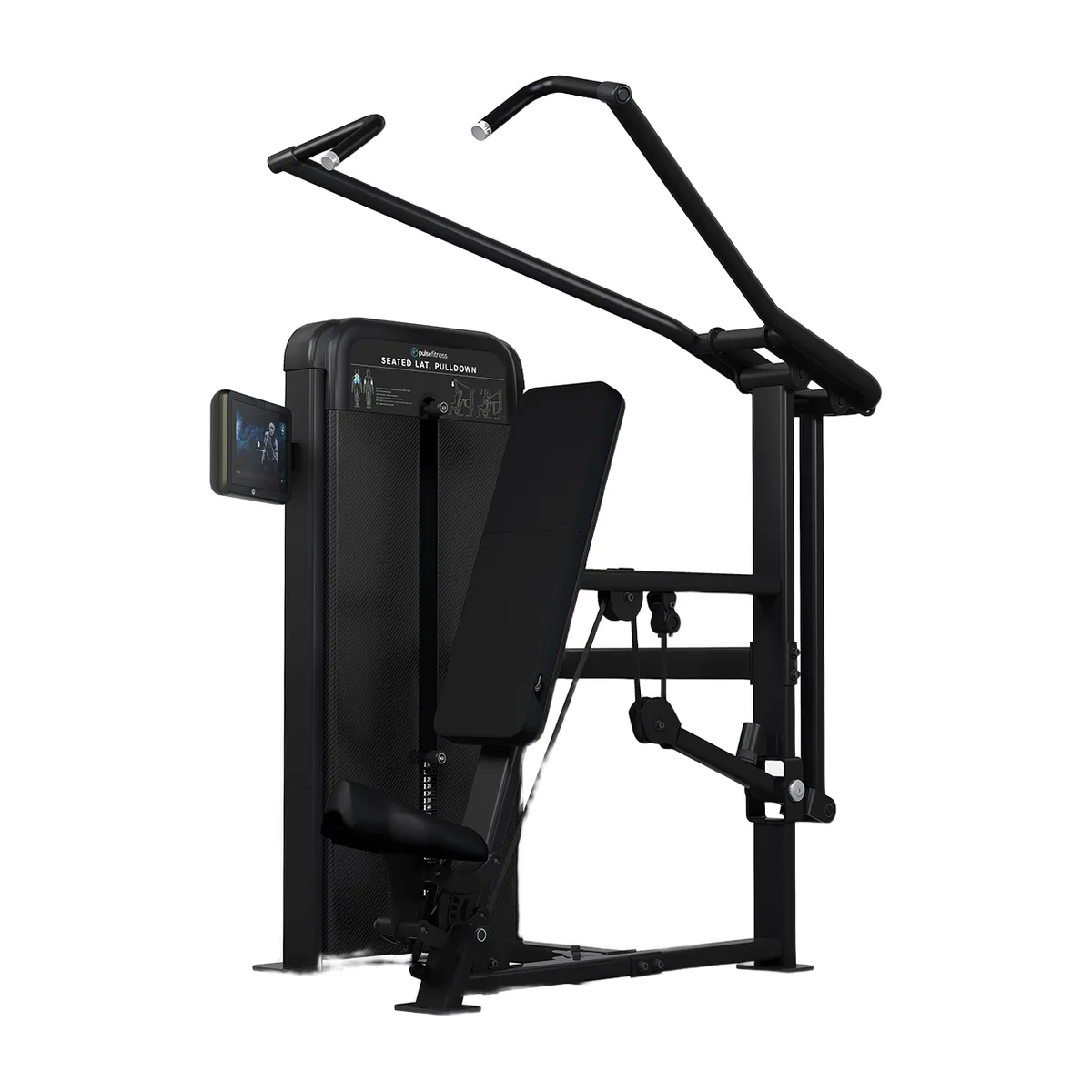 Pulse Fitness UK Premium Seated Lat Pulldown (10.1" Touch) 80kg Stack