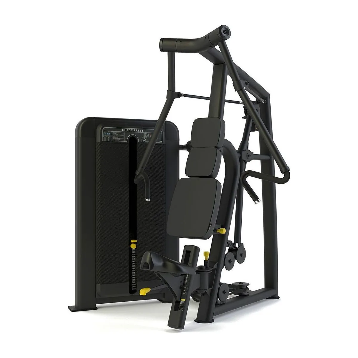Pulse Fitness UK Club Line Chest Press Inclusive Carbon Upholstery